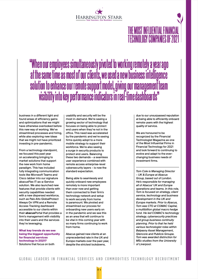 FTF magazine - Tom Cole article - page 2