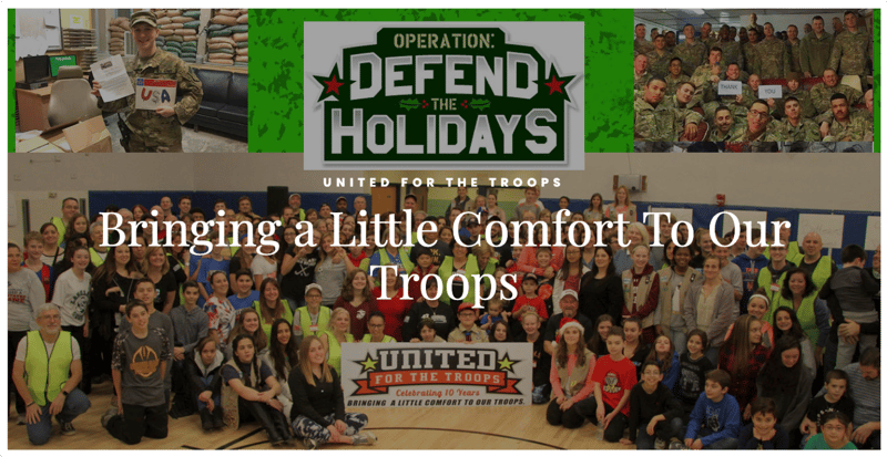 Abacus Group - supplies drive for United for the Troops