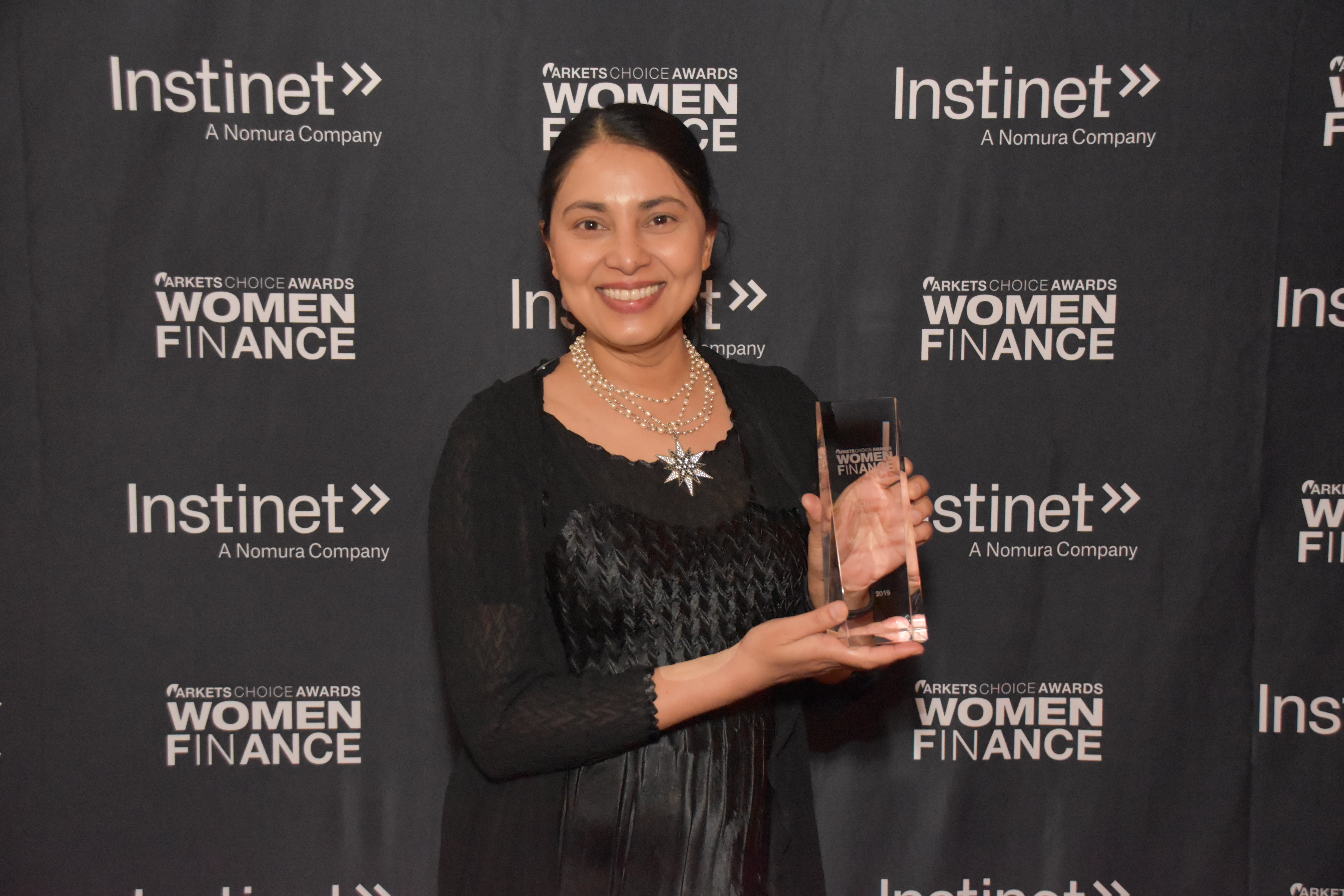 Meena Jeenarain - Abacus Group - Winner Excellence in Fintech at 2019 Markets Media Women in Finance Awards
