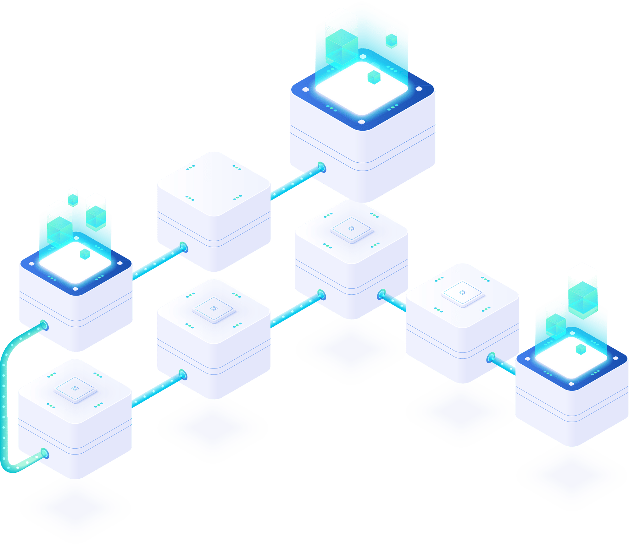 Separated Data Blocks Diagram