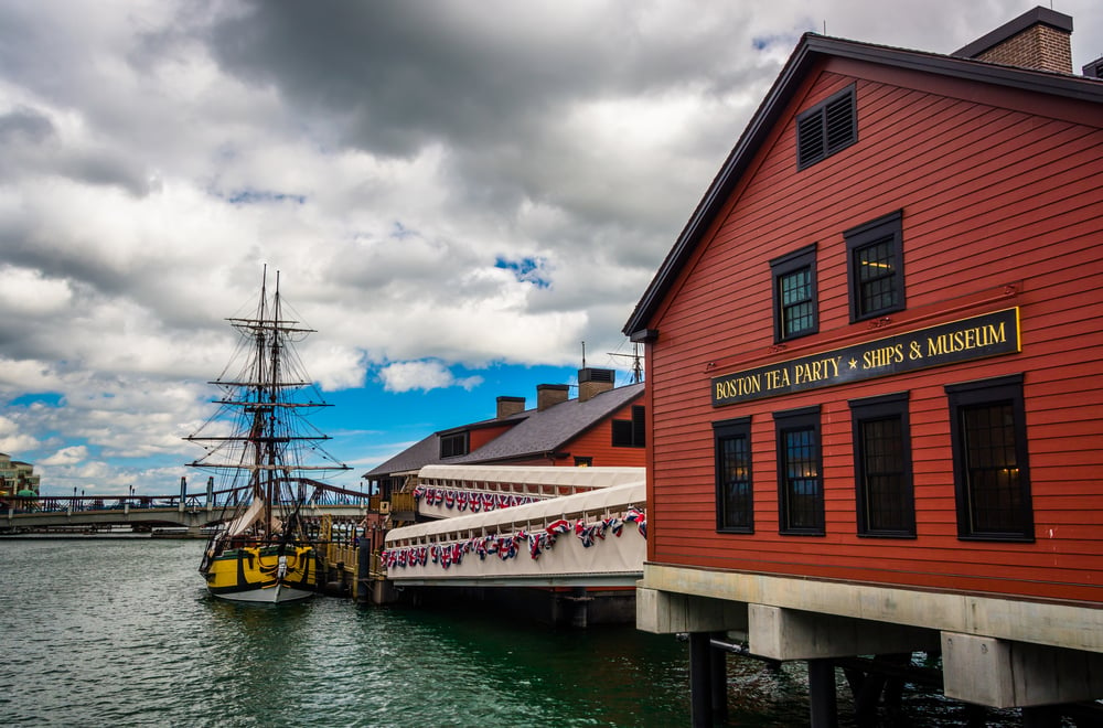 The Boston Tea Party Museum, in Boston, Massachusetts.